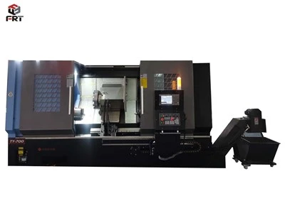 Eğimli Yatak Cnc Torna Makinesi